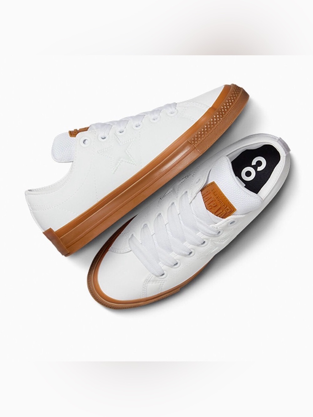 ⭐ NWT Converse One Star Low Puff White Gum Sneakers Mens 9.5 W11